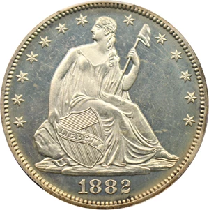image for: 1882 50c PCGS Proof 64 CAM