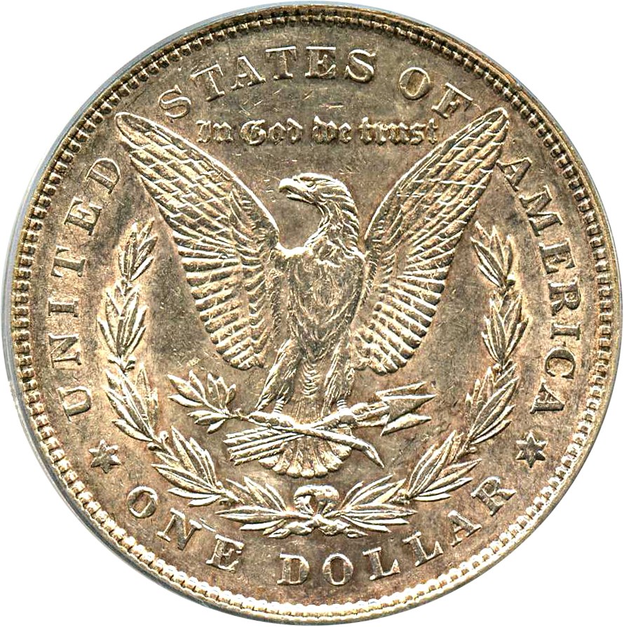 image for: 1878 7TF $1 PCGS AU53 (Reverse of 1878, VAM-162, Broken N&M)
