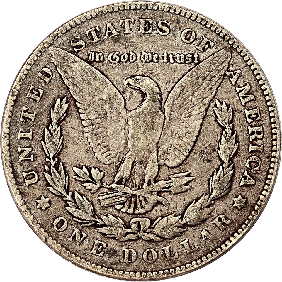 image for: 1878 7TF $1 PCGS F12 (Reverse of 1878, VAM-188 Washed Out L)