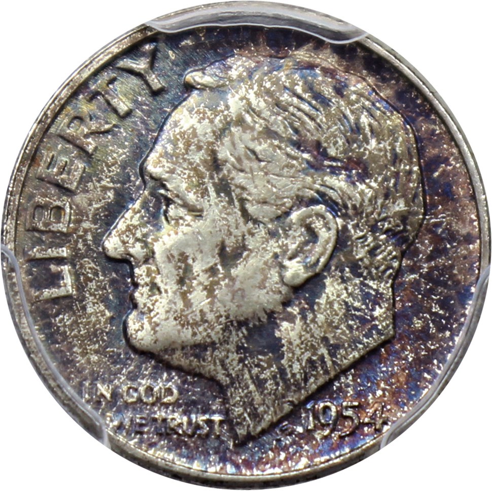 image for: 1954 10c PCGS MS66 FB