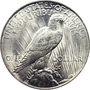image for: 1922 $1 PCGS MS63 (VAM-5, Tripled Leaves)