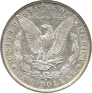 image for: 1888-O $1 PCGS AU50 (VAM-24, Oval O)