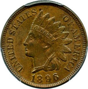 image for: 1896 1c PCGS MS64+ BN