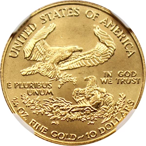 image for: 1995 Gold Eagle $10 NGC MS69