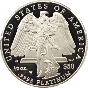 image for: 2008-W Platinum Eagle $50 PCGS Proof 69 DCAM