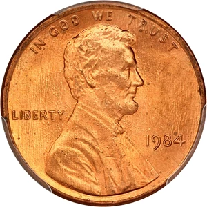 image for: 1984 1c PCGS MS66 RD