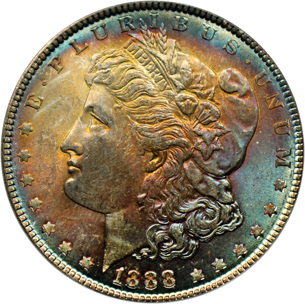 image for: 1888 $1 PCGS/CAC MS64 (VAM-4, Doubled Reverse)