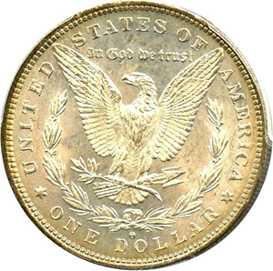 image for: 1882-O/S $1 PCGS MS64 (Weak)