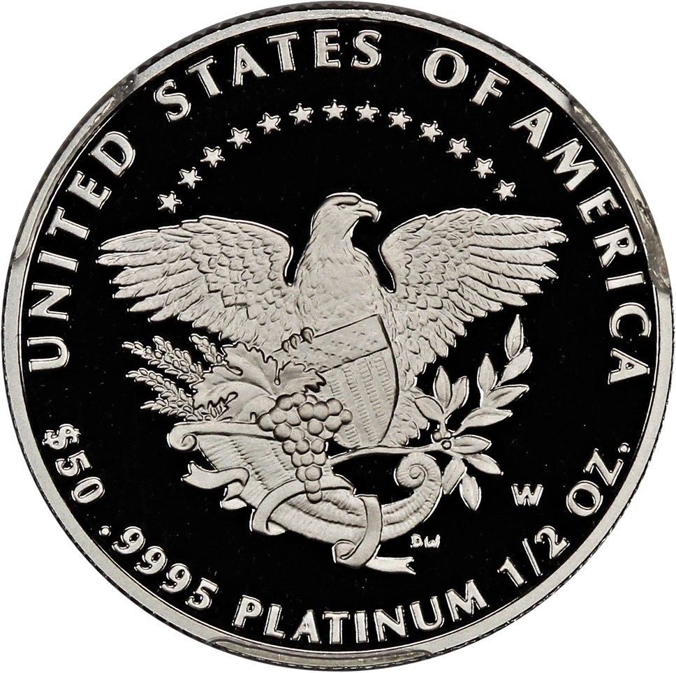 image for: 2005-W Platinum Eagle $50 PCGS Proof 69 DCAM