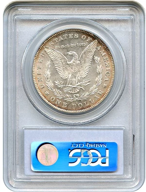 image for: Top 100 VAM: 1878 7TF $1 PCGS/CAC MS63 (Reverse of 1878, VAM-45, Dbl Talons)