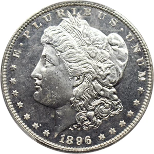 image for: 1896 $1 PCGS MS65 DMPL