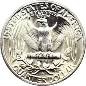 image for: 1937-S 25c PCGS MS67