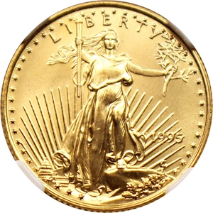 image for: 1995 Gold Eagle $10 NGC MS69