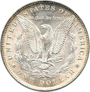 image for: Top 100 VAM: 1887/6-O $1 PCGS/CAC MS62 (VAM-3, 7/6)