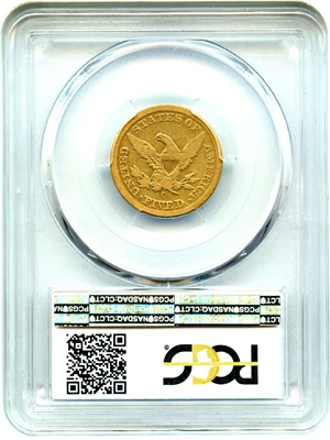 image for: 1855-O $5 PCGS/CAC F12