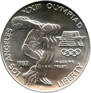 image for: 1983-D Olympic $1 PCGS MS69
