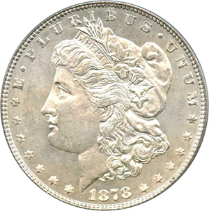 image for: 1878 7/8TF $1 PCGS/CAC MS64 (Strong, VAM-40, 7/5)
