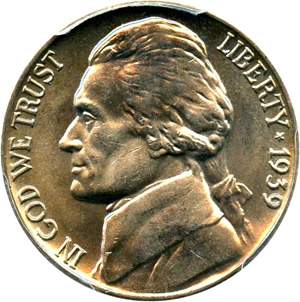 image for: 1939 5c PCGS MS65 FS (Reverse of 1938)