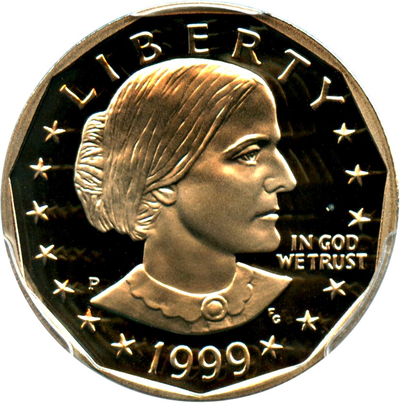 image for: 1999-P SBA $1 PCGS Proof 69 DCAM