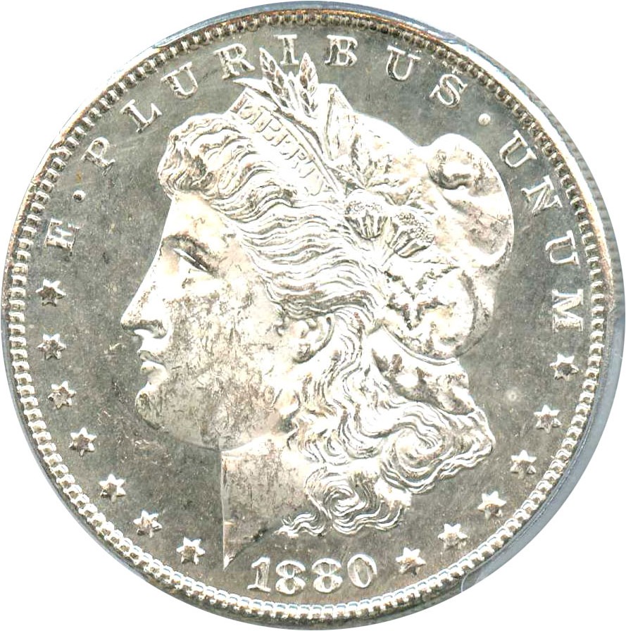 image for: 1880/9-S $1 PCGS MS64 PL