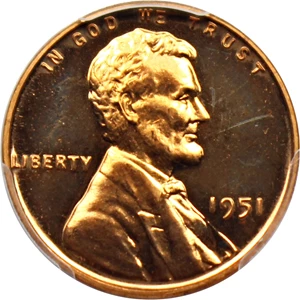 image for: 1951 1c PCGS Proof 65 RD