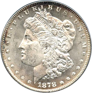 image for: 1878 7TF $1 PCGS/CAC MS64 (Reverse of 1878, VAM-83, High 1)