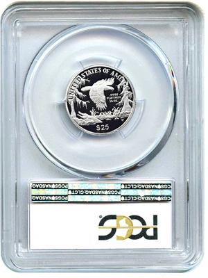image for: 1999-W Platinum Eagle $25 PCGS Proof 69 DCAM