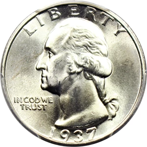 image for: 1937-S 25c PCGS MS67