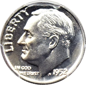 image for: 1952 10c PCGS Proof 67