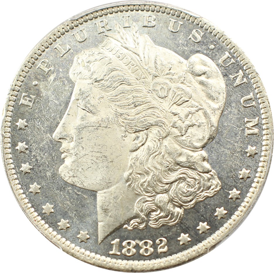 image for: 1882-O $1 PCGS MS62 DMPL