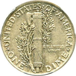 image for: 1918 10c PCGS AU50