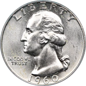 image for: 1960-D 25c PCGS MS64