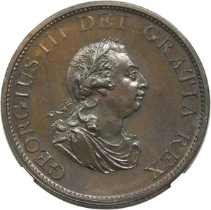 image for: Great Britain: 1799 SOHO 1/2P NGC MS65 BN