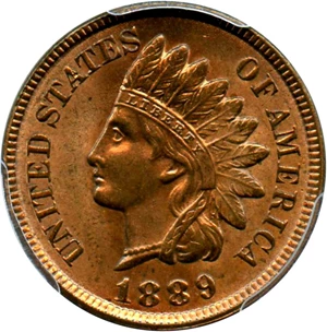 image for: 1889 1c PCGS MS65 RB