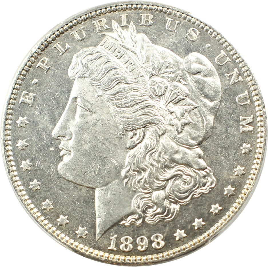 image for: 1898 $1 PCGS MS64 DMPL