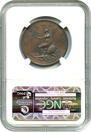 image for: Great Britain: 1799 SOHO 1/2P NGC MS65 BN