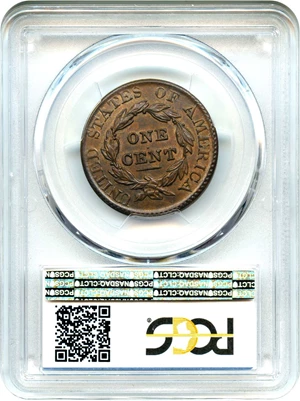 image for: 1826/5 1c PCGS MS62 BN