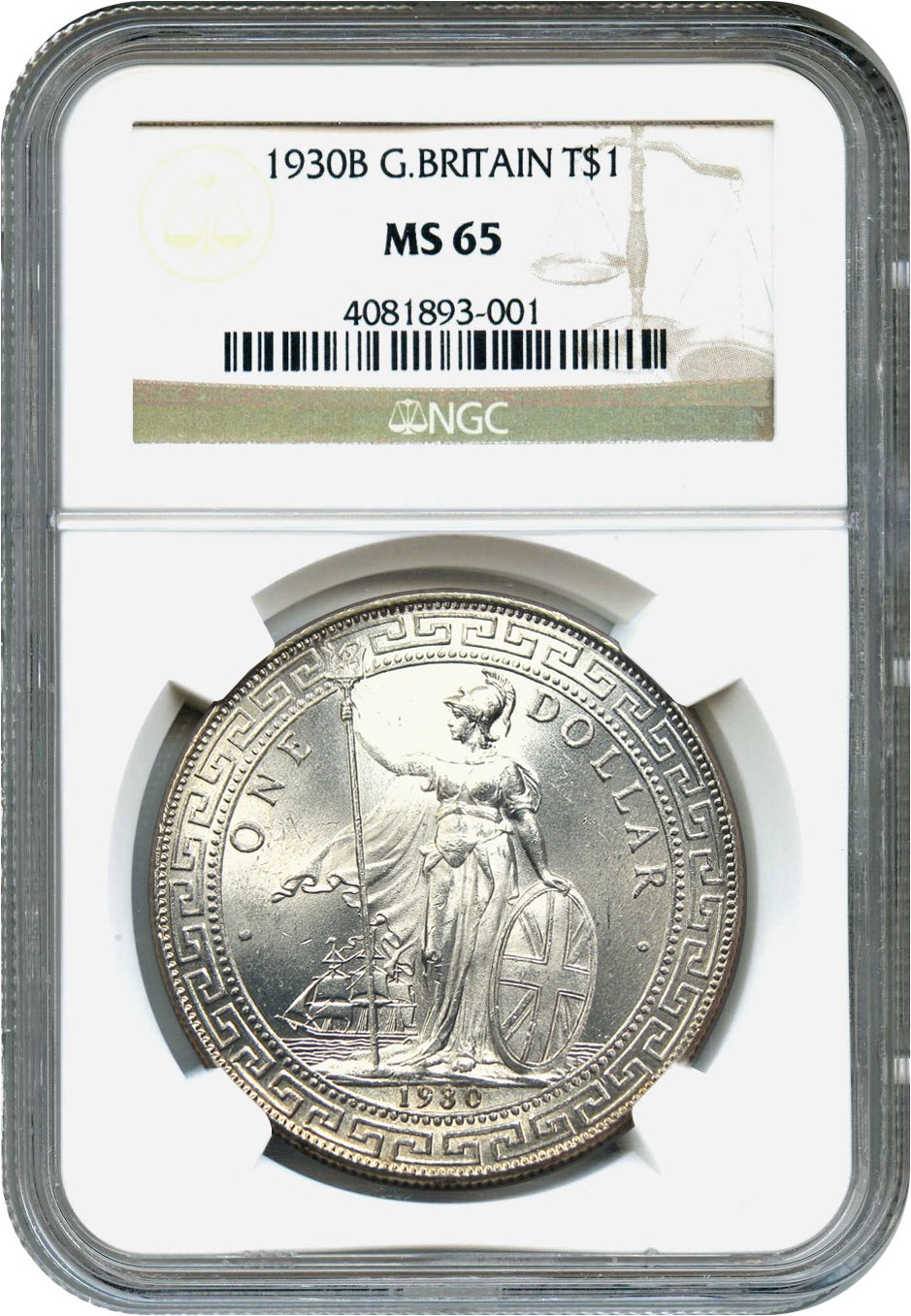 image for: Great Britain: 1930-B T$1 NGC MS65