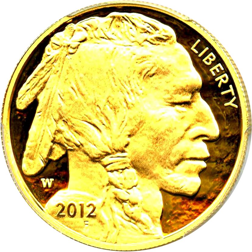 image for: 2012-W American Buffalo $50 PCGS Proof 70 DCAM (First Strike)