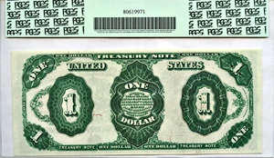 image for: FR. 352 1891 $1 Treasury Note PCGS/RQN Gem New 66 PPQ
