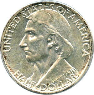 image for: 1935/34-S Boone 50c PCGS/CAC MS64