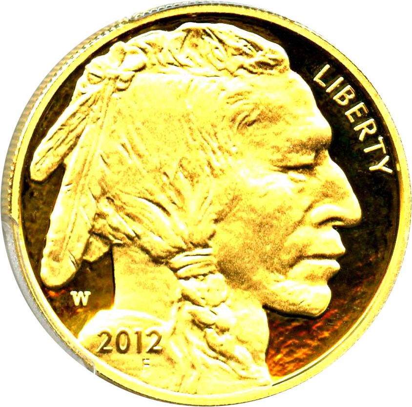 image for: 2012-W American Buffalo $50 PCGS Proof 70 DCAM (First Strike)