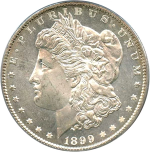 image for: 1899-O $1 PCGS MS66 DMPL (OGH)