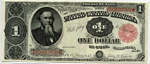 image for: FR. 352 1891 $1 Treasury Note PCGS/RQN Gem New 66 PPQ
