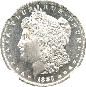 image for: 1885-O $1 NGC MS66 DMPL