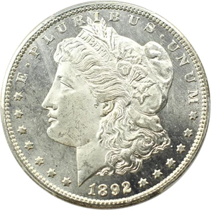 image for: 1892-CC $1 PCGS/CAC MS64+ PL
