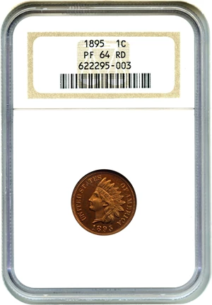 image for: 1895 1c NGC Proof 64 RD