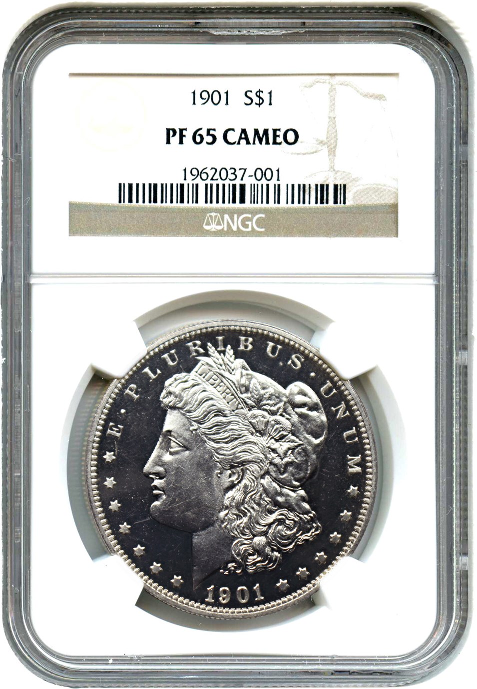 image for: 1901 $1 NGC Proof 65 Cameo