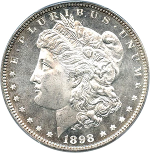 image for: 1898 $1 PCGS/CAC MS66 PL (Retro OGH)
