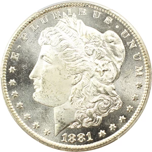 image for: 1881-CC $1 PCGS MS66 DMPL
